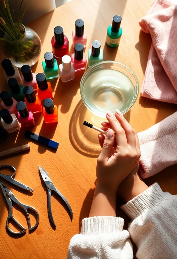 at home nail care