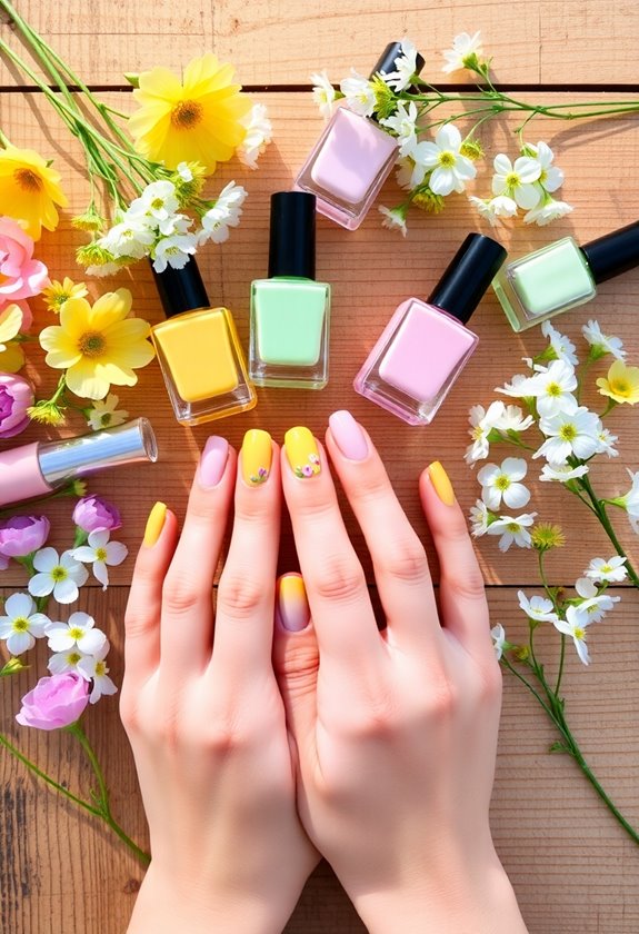 budget friendly spring nail designs