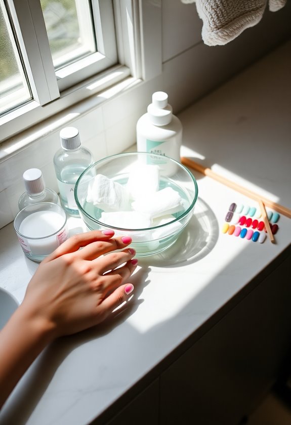 gentle gel nail removal