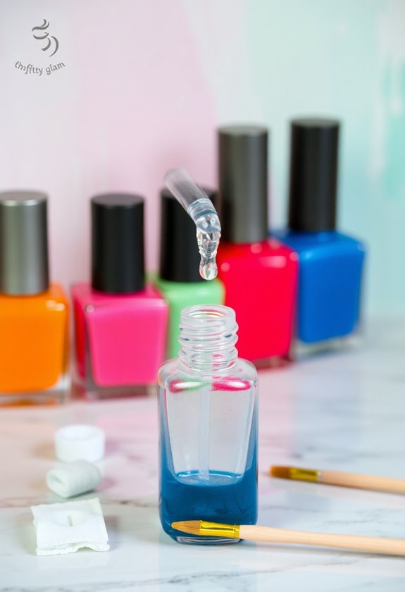 restore dried nail polish
