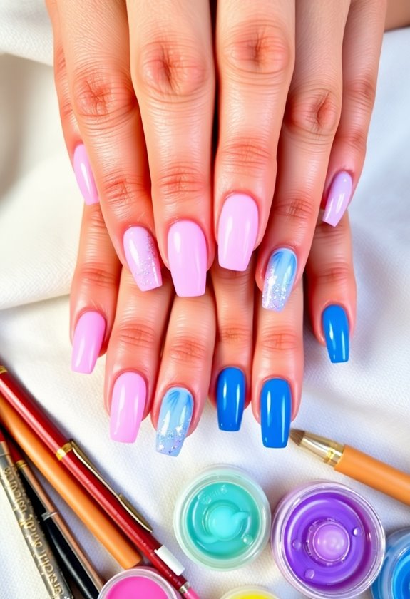 vibrant gradient color patterns